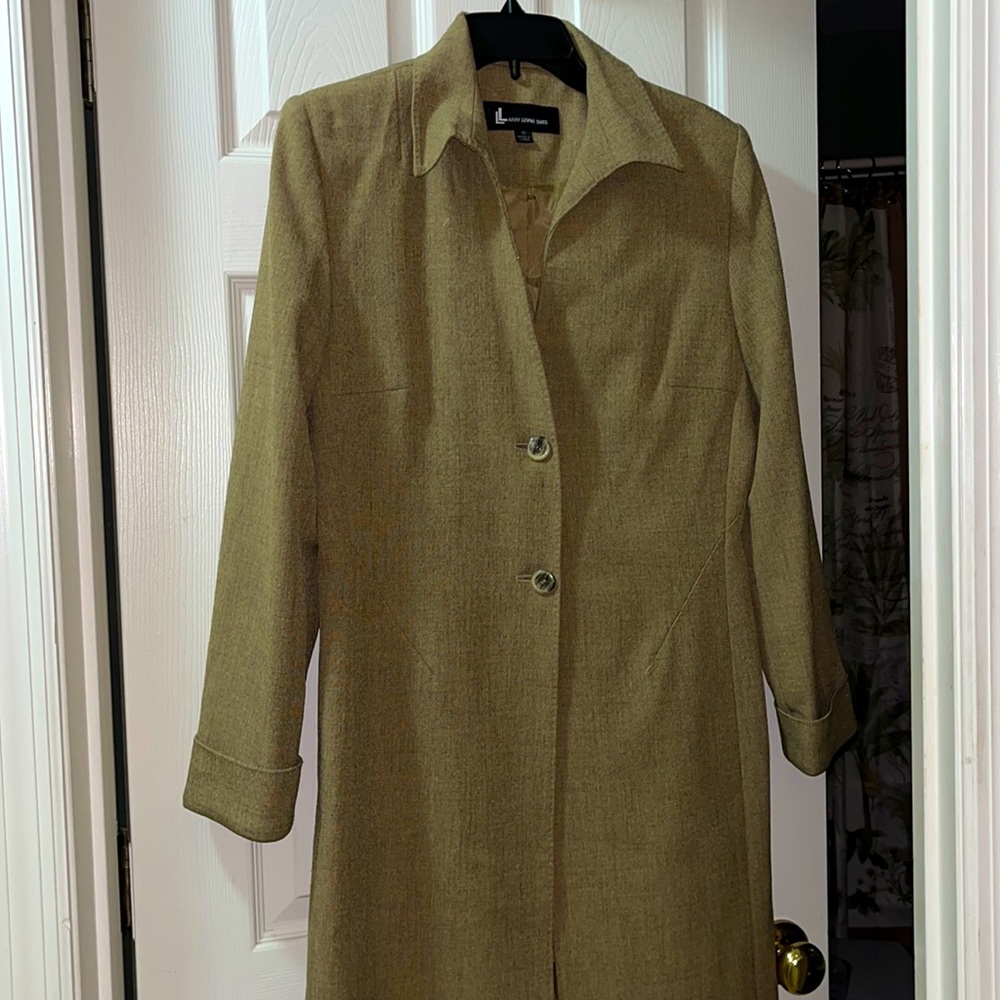 Vintage Larry Levine Suits Two Piece Tan Suit Jacket and Pants